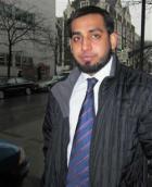 This Thursday, Feb. 16, 2012 photo shows Jawad Rasul near the City College of New York where he is a student. Rasul's name ended up in a New York Police Department report after an undercover officer accompanied him and other Muslim students on a whitewater rafting trip in upstate New York. The New York Police Department monitored Muslim college students far more broadly than previously known, at schools far beyond the city limits, including the Ivy League colleges of Yale and the University of P
