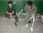 At an artificial limbs centre in Kabul. (Credit: Najibullah Musafer/Killid/IPS.)