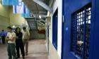 Palestinian prisoners in Israel's Ketziot prison Photo: Ronen Zvulun/Reuters