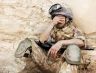 Horros: Troops who are deployed in direct combat on the battlefield had a higher risk of post-traumatic stress disorder (file picture)
