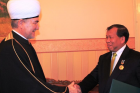 Mufti Ravil Gainutdin congratulates RI ambassador to Russia and Belarus HE Dr Hamid Awaludin