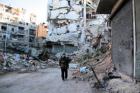 In Aleppo, Karm al Jabal. This neighbourhood is next to Al Bab and has been under siege for six months. Mar 4, 2013. (Credit: Basma/cc by 2.0)